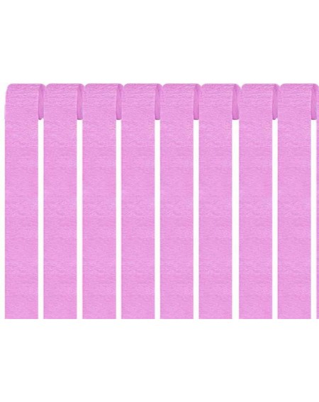 Streamers Pink Crepe Paper Streamers- 2.6 Inch Widening 8 Rolls Light Pink Party Streamers Decorations for Birthday Party- Fa...