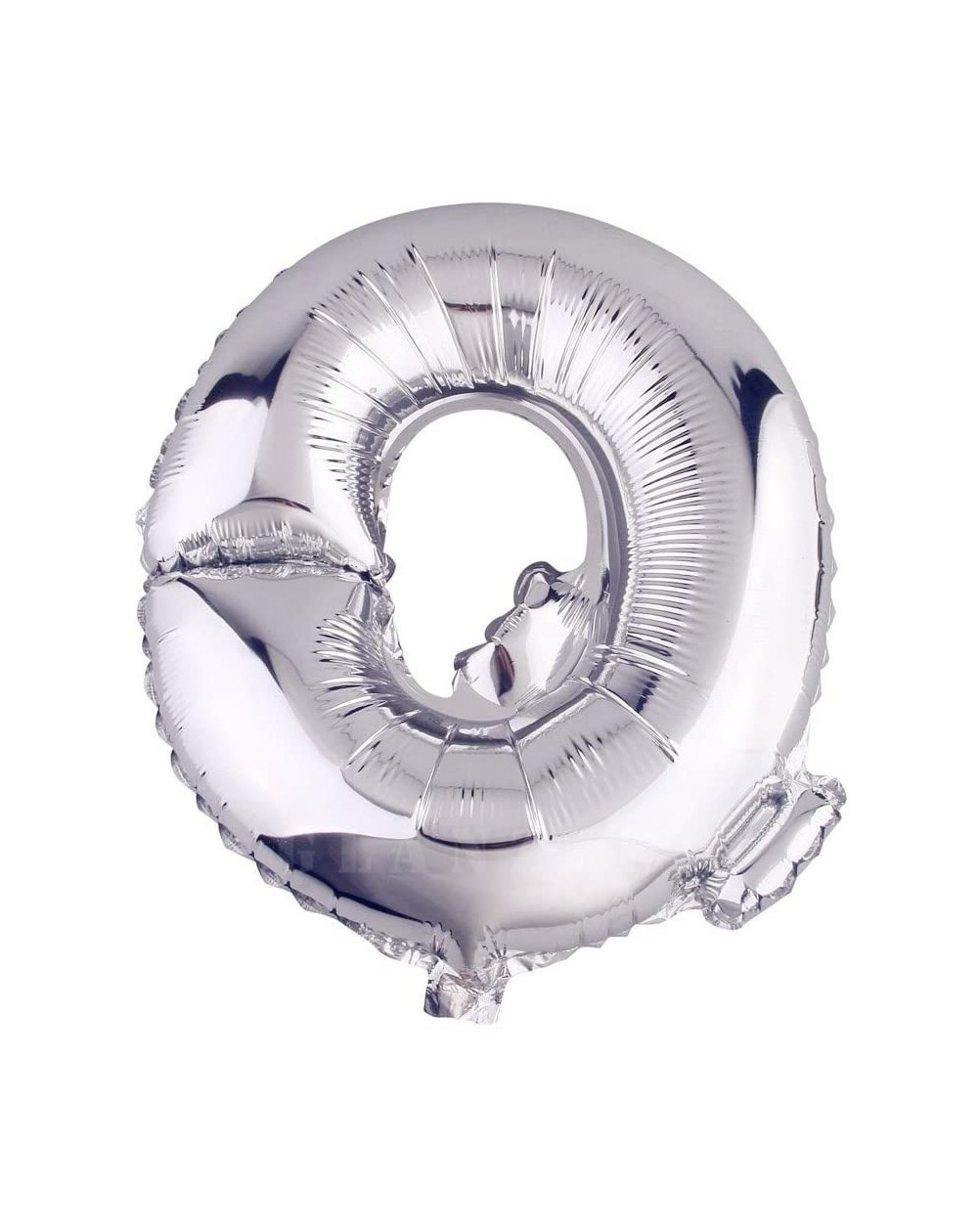 Balloons 16 Inch Silver Foil Balloons Letters A to Z Numbers 0 to 9 for Prom Wedding Birthday Party Decor (Letter Q) - Letter...
