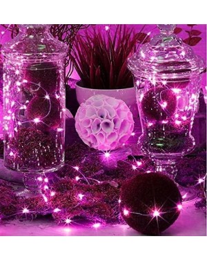 Indoor String Lights String Lights-10Ft/3M 30leds Bright light Party Home Festival Decorations Battery Operated Lights(Pink) ...