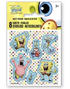 Party Packs Spongebob Birthday Party Supplies Bundle Serves 16 includes Plates- Napkins- Stickers - CW1908CTNTZ $16.45