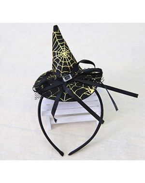 Party Favors Cute Small Kids Halloween Witch Hat Hair Bands Party Headband Decorations Cosplay Props - Style 1 D - C118X6272O...