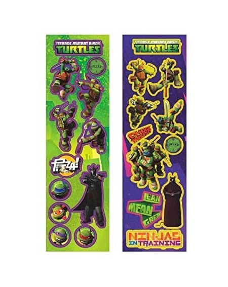 Banners & Garlands Teenage Mutant Ninja Turtles Sticker Sheets- 8 Count- Party Supplies - Sticker Sheets - CT11CM3A18F $11.84