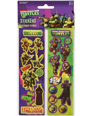 Banners & Garlands Teenage Mutant Ninja Turtles Sticker Sheets- 8 Count- Party Supplies - Sticker Sheets - CT11CM3A18F $11.84