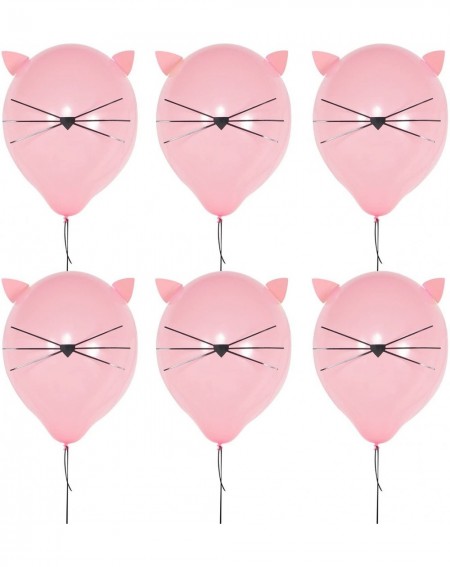 Balloons 12 inch Party Latex Balloons-DIY Cat Balloons Large Light Pink Balloons for Cat Birthday Party Decoration Supplies-K...