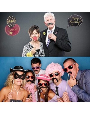 Photobooth Props 60th Birthday Photo Booth Props 60th Birthday Party DIY Supplies Decoration for Men and Women 35Pcs - CD18LQ...