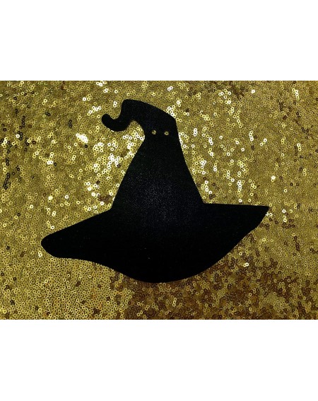 Banners Gold Glittery Let's Get Wicked Banner- Halloween Party Decorations-Witch Party Supplies-Halloween Party Supplies-Hall...