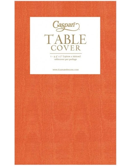 Tablecovers Moiré Paper Table Cover in Deep Orange- 1 Each - Deep Orange - CH11QBJCJUZ $12.42