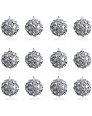 Ornaments 12Pcs Christmas Balls Ornaments- Shatterproof Satin Shiny and Glitter Pendants Bulb Christmas Ornaments Tree Balls ...