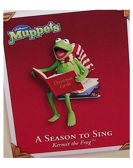Ornaments A Season to Sing" Kermit the Frog Christmas Ornament - C2111Z07OGT $70.13