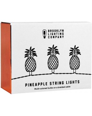 Indoor String Lights 8 Foot Pinapple LED String Lights with 20 Battery Operated Bulbs Decorative Lights for Indoor and Outdoo...