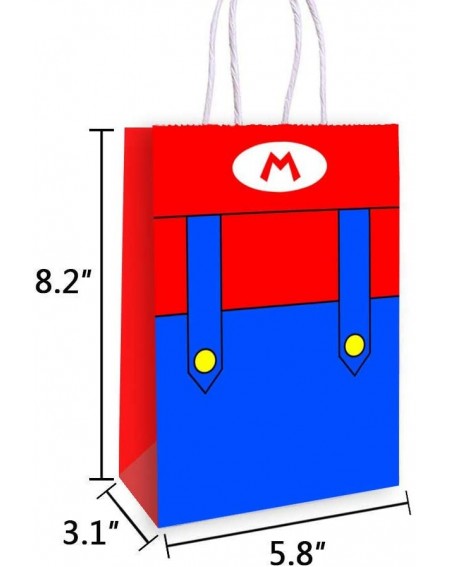 Party Favors 16pcs Super Mario Brothers Party Bags Goody Favor Bags For Kids Adults Birthday Party Super Mario Bros Themed Pa...