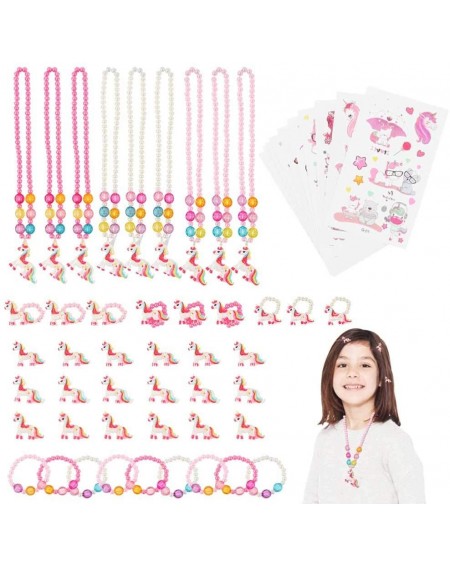 Party Favors Unicorn Party Favor For Girls-155Pcs Birthday Favors Party Return Gifts Set included Earring-Unicorn Bracelets- ...