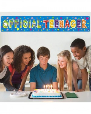 Banners Official Teenager Banner Officially A Teenager Sign Happy 13th Birthday 13 Years Old Party Teen Birthday Party Suppli...