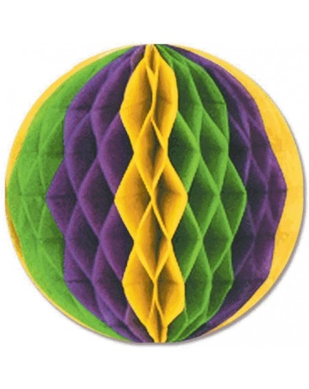 Tissue Pom Poms Tissue Ball (golden-yellow- green- purple) Party Accessory (1 count) (1/Pkg) - Golden Yellow/Green/Purple - C...