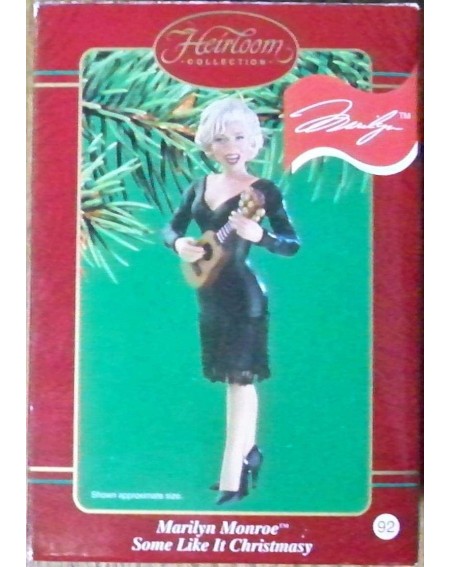 Ornaments Marilyn Monroe - Some Like It Christmasy 2002 Carlton Cards Christmas Ornament - CT1147VP6BD $19.19
