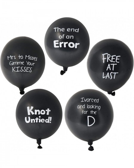 Balloons Funny Divorce Party Decorations Balloons 18 Pack - C618Z7RMSNW $10.79