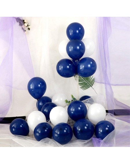 Balloons Navy Blue Balloons 12inch 100 pcs Party Balloons for Celebration Festival Party Wedding Baby Shower Decorations - Na...