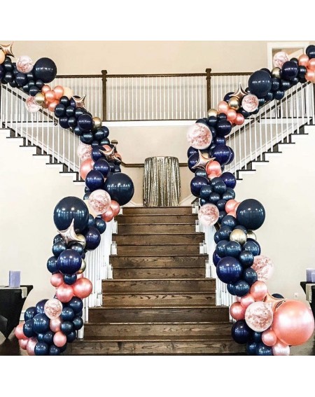 Balloons Navy Blue Balloons 12inch 100 pcs Party Balloons for Celebration Festival Party Wedding Baby Shower Decorations - Na...