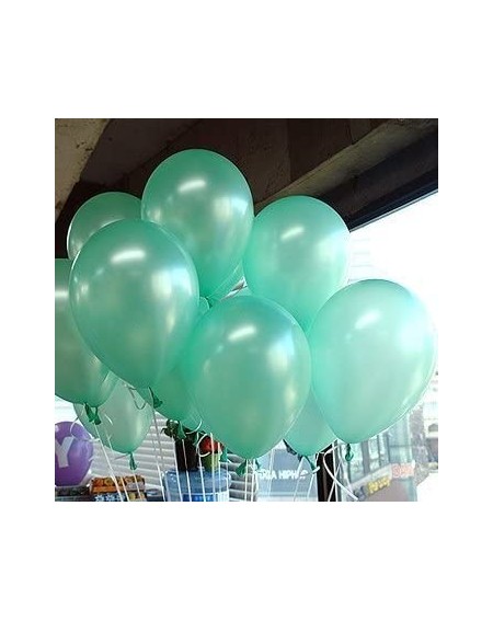 Balloons 12" Pearl Mint Green Premium Latex Balloons - Great for Kids- Adult Birthdays- Weddings- Receptions- Baby Showers- W...