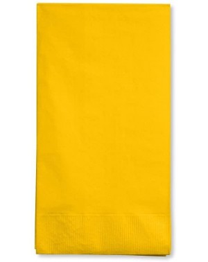 Tableware 16-Count Touch of Color 3-Ply Paper Guest Napkin- School Bus Yellow - School Bus Yellow - CS112HRMNNX $16.80