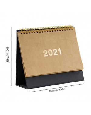 Advent Calendars 2021 Desk Calendar- Standing Flip Calendar 2020-2021 with Plastic Cover and Premium White Paper- Perfect Des...