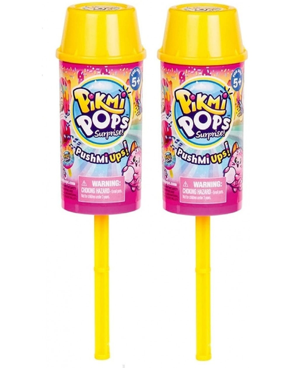 Confetti Pikmi Pops Surprise! PushMi Ups! Series 2 LOT of 2 Mystery Packs - CK18CEQCXNC $18.35