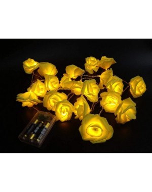 Indoor String Lights LED Rose Fairy String Lights Battery Operated for Wedding Home Party Birthday Festival Indoor Outdoor De...