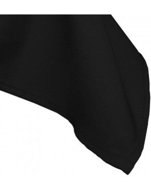 Tableware 20-Inch Polyester Napkins (1-Dozen) Black - CX119ULZB9H $11.25