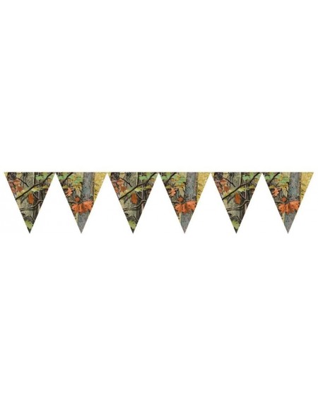 Banners & Garlands 1 Piece Hunting Havercamp Camo Hanging Flag Banners - 10 Feet Long Southern Birthday Celebration Party Dec...