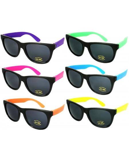 Favors 6 or 8 Pack Neon Sunglasses for Adult Wedding Kid Party Favors with CPSIA certified-Lead(Pb) Content Free - Adult-mult...