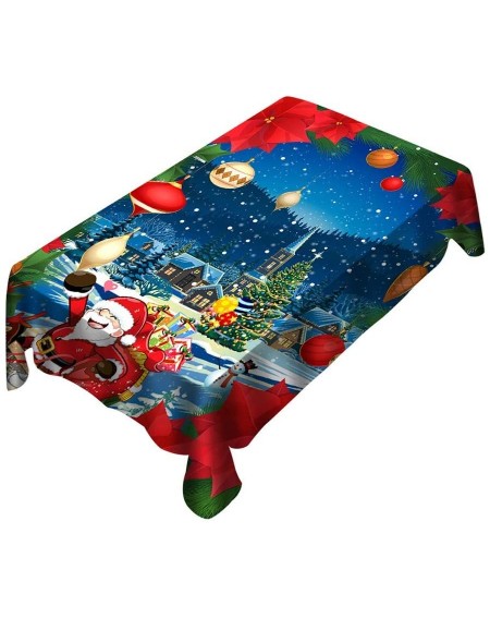 Swags Christmas DecorChristmas Tablecloth/Chair Cover Digital Printing Christmas Table Decoration- Christmas Ornaments Advent...