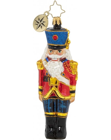 Nutcrackers Hand-Crafted European Glass Christmas Ornament- A Hard Nut to Crack - Hard Nut to Crack - C0193WMOZQI $39.45