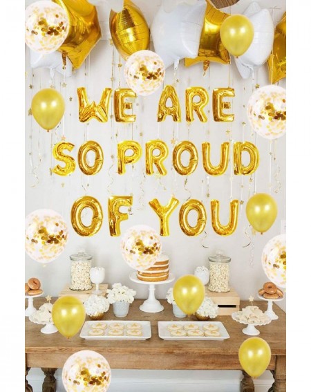 Balloons Set of 11 We Are So Proud of You Balloon Graduation Banner Congratulations Banner Graduation Party Decorations Gradu...
