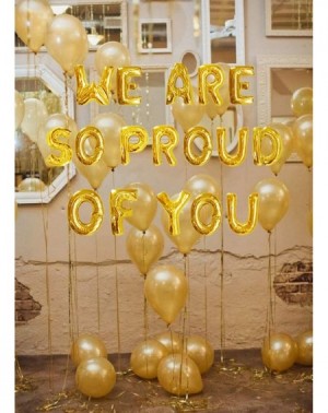 Balloons Set of 11 We Are So Proud of You Balloon Graduation Banner Congratulations Banner Graduation Party Decorations Gradu...