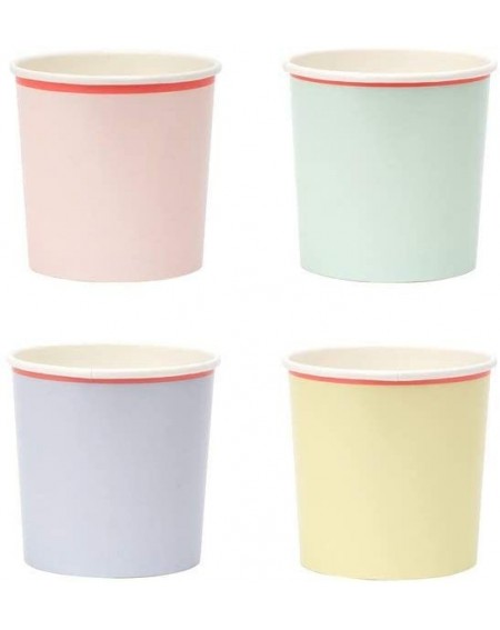 Tableware Pastel Tumbler Cups- Birthday- Party Decorations - Small - C918IKGLQ0Z $16.53