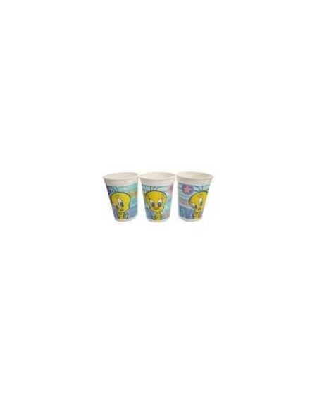 Party Tableware Looney Tunes Tweety Superstar Paper Cups - CY11CVDMZDL $8.98