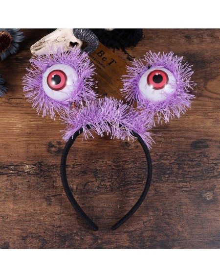 Party Favors Halloween Headband Luminous Eyeballs Headband Horror Glittering Eyeball Headdress Halloween Costumes Light up Ha...