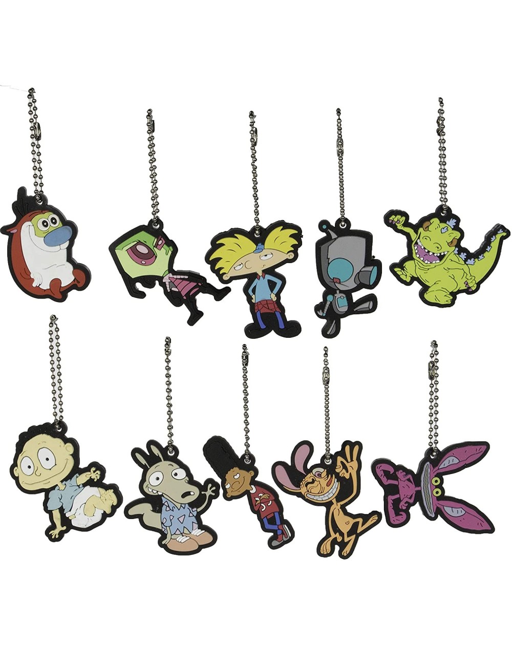 Party Favors Store Party Favors - Nickelodeon Nick 90s Key Chains/Charms Set of 10 Pieces - CS18NWNMNAZ $7.88