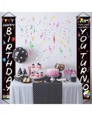 Banners 50th Birthday Party Decoration Happy 50 Birthday Banner for Friends Party Family Show- 50th Birthday Sign for Cheers ...