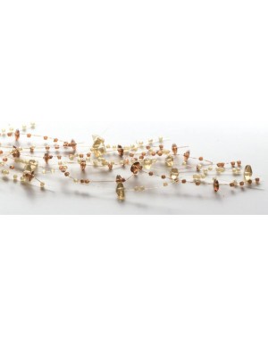 Banners & Garlands Sullivans Brown and Amber Beaded Garland 5' - Brown and Amber - C411674QYRD $8.79