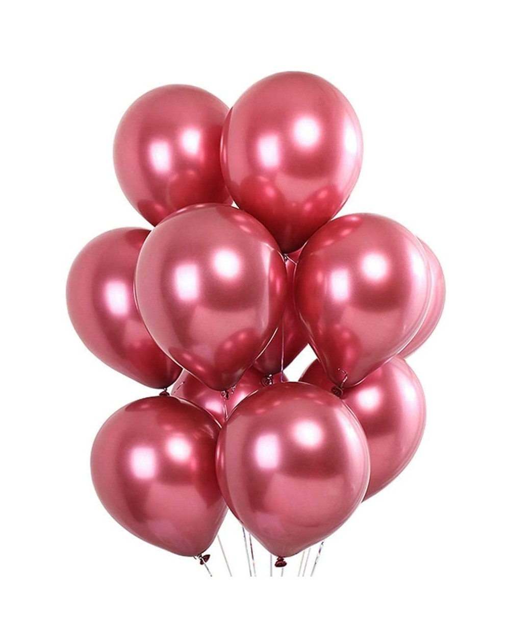 Balloons Chrome Metallic Balloons for Party 50 pcs 12 inch Thick Latex balloons for Birthday Wedding Engagement Anniversary C...