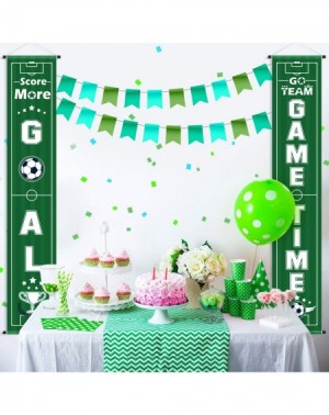 Banners & Garlands Football Party Decoration Supply- Football Porch Sign Door Banner Soccer Party Football Scene Setters Foot...