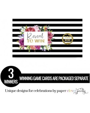 Party Games & Activities Elegant Floral Scratch Off Game Cards (28 Pack) Rustic Party Supplies - Girls Baby Shower - Bridal -...