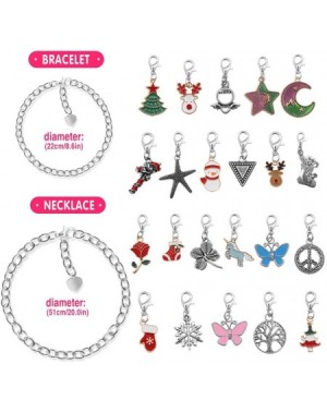 Advent Calendars Advent Calendar 2020 Christmas Countdown Calendar - Christmas Themed DIY Charm Bracelet Making Kit for Girls...