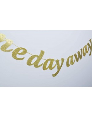 Banners & Garlands One Day Away Glitter Gold Banner- Rehearsal Brunch- Wedding Rehearsal Banner- Rehearsal Dinner Decorations...