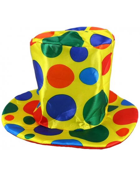 Hats Clown Hat Polka Dot Top Hat Brim Fancy Dress Accessory for Party Costume Carnival Halloween Party Favors - CO18N0CQ4AZ $...