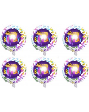 Balloons 18 Inch Happy Birthday Foil Balloons Round Mylar Helium Balloon Birthday Party Decoration Supplies Letter Balloons o...