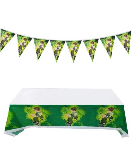 Banners BEN 10 Party Banner and 2PCS Ben 10 Party Table cloths for Kids Baby Shower Birthday Party Decorations - CB19G35TN0S ...
