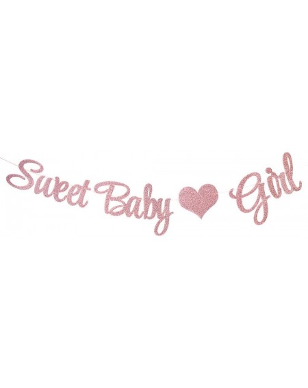 Banners & Garlands Sweet Baby Girl Glitter Bunting Banner - Christening Baby Shower Garland Decoration Birthday Party Favors ...