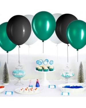 Balloons 18 inch Black Green and White Balloon Latex Helium Balloon for Birthday Wedding Baby Shower Sports Summer Jungle Foo...